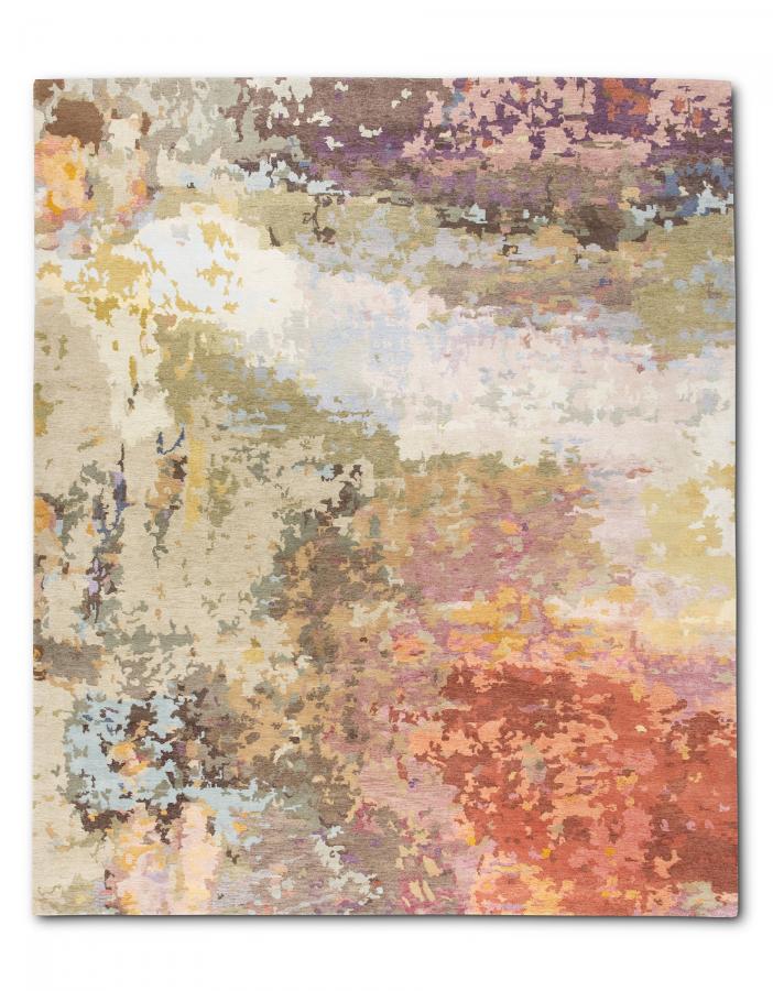 新中式彩色抽象图案地毯贴图-高端定制-4