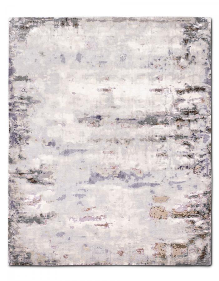 新中式灰紫色抽象图案地毯贴图-高端定制-3