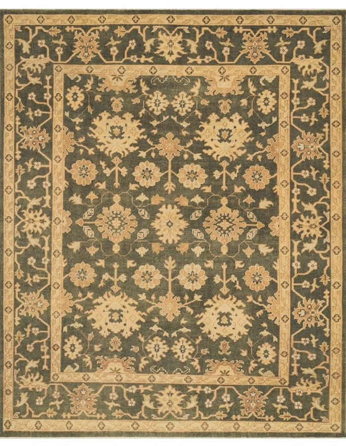 美式风格波希米亚花纹图案地毯贴图-高端定制-11