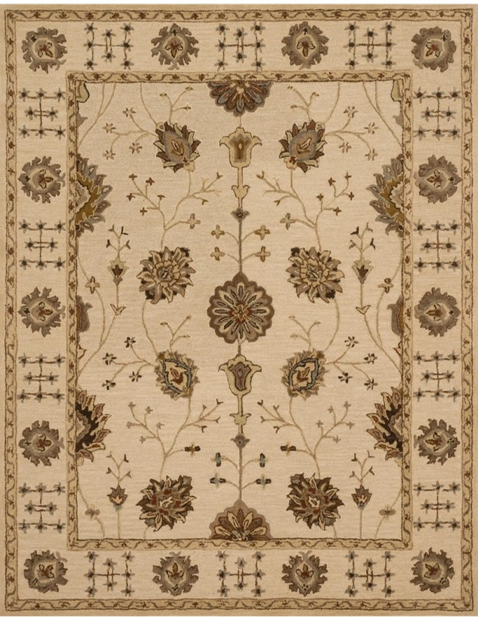 美式风格波希米亚花纹图案地毯贴图-高端定制-14