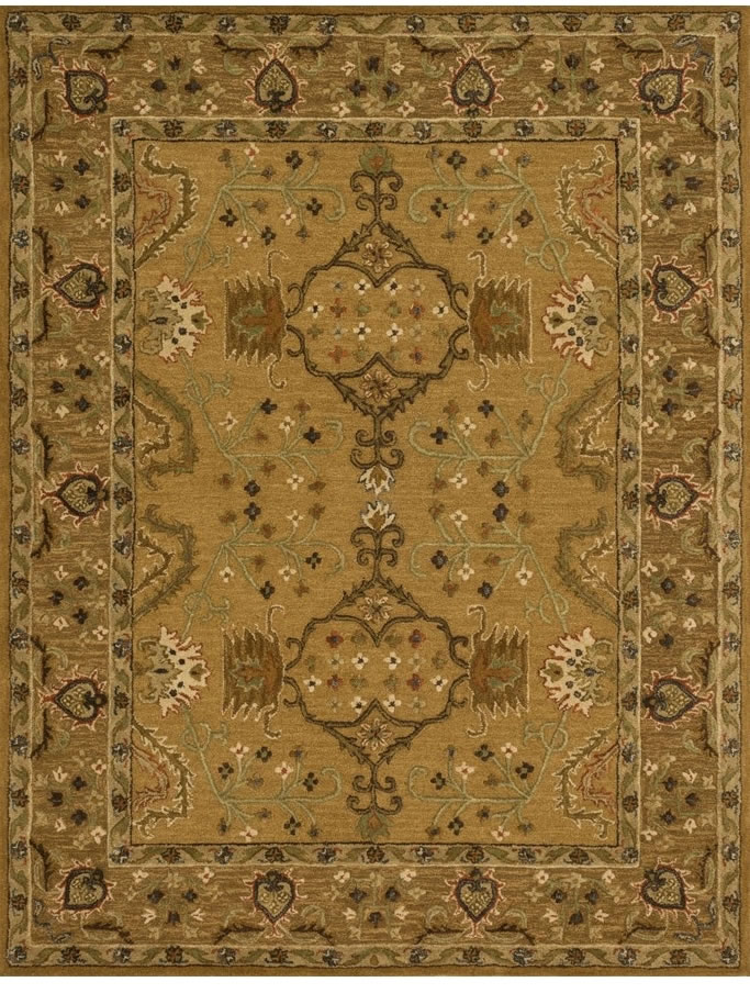 美式风格波希米亚花纹图案地毯贴图-高端定制-15