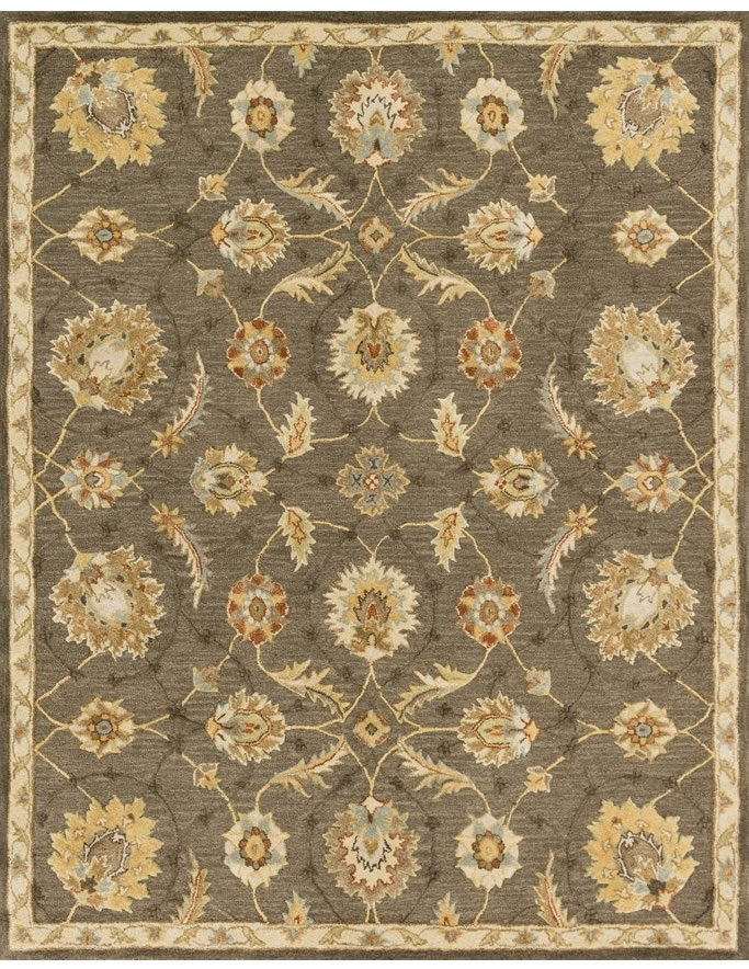 美式风格波希米亚花纹图案地毯贴图-高端定制-16
