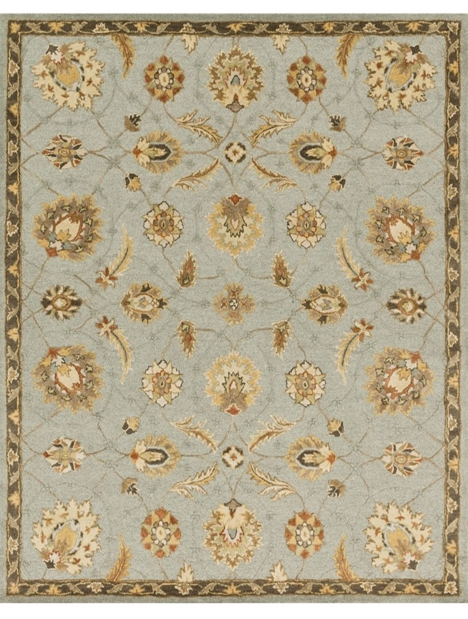美式风格波希米亚花纹图案地毯贴图-高端定制-17