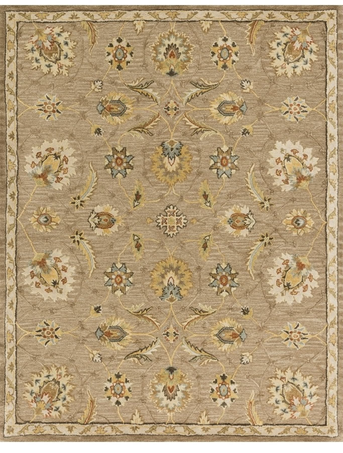 美式风格波希米亚花纹图案地毯贴图-高端定制-18