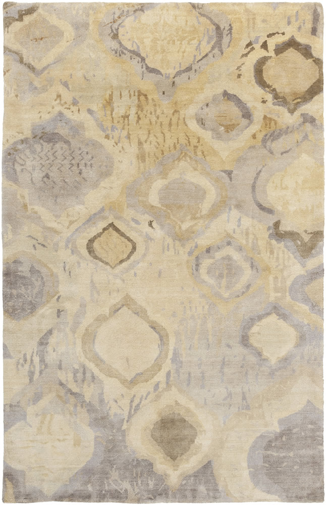 现代美式浅色简单抽象图案地毯贴图-高端定制