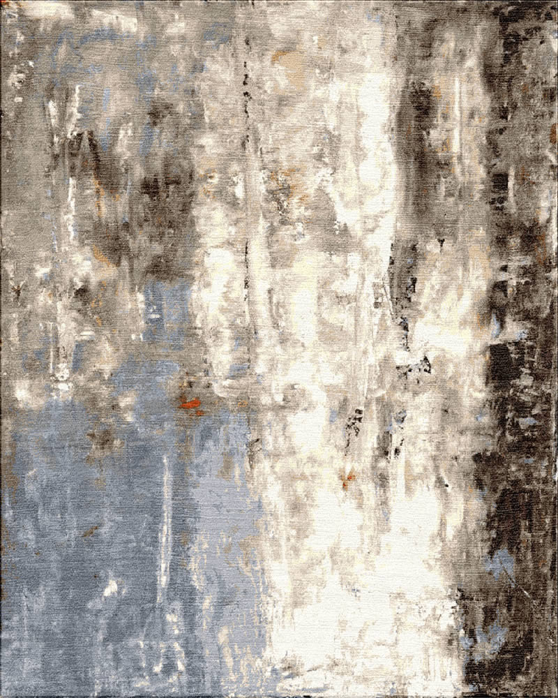 现代风格深浅咖灰色抽象图案地毯贴图-高端定制