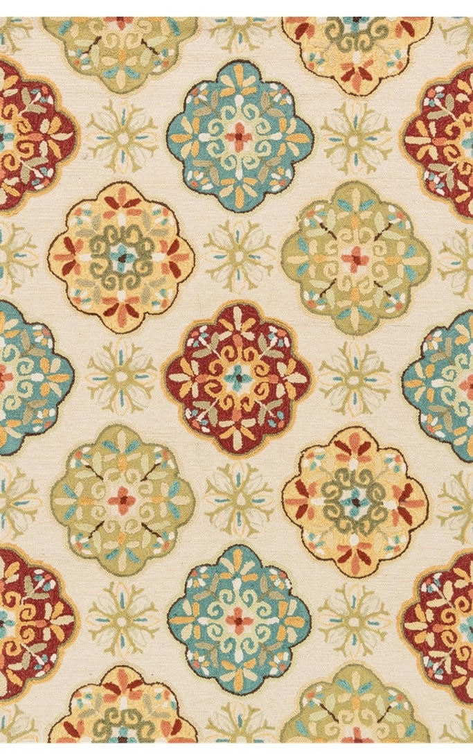 美式风格复古风格几何花纹图案地毯贴图-高端定制-2