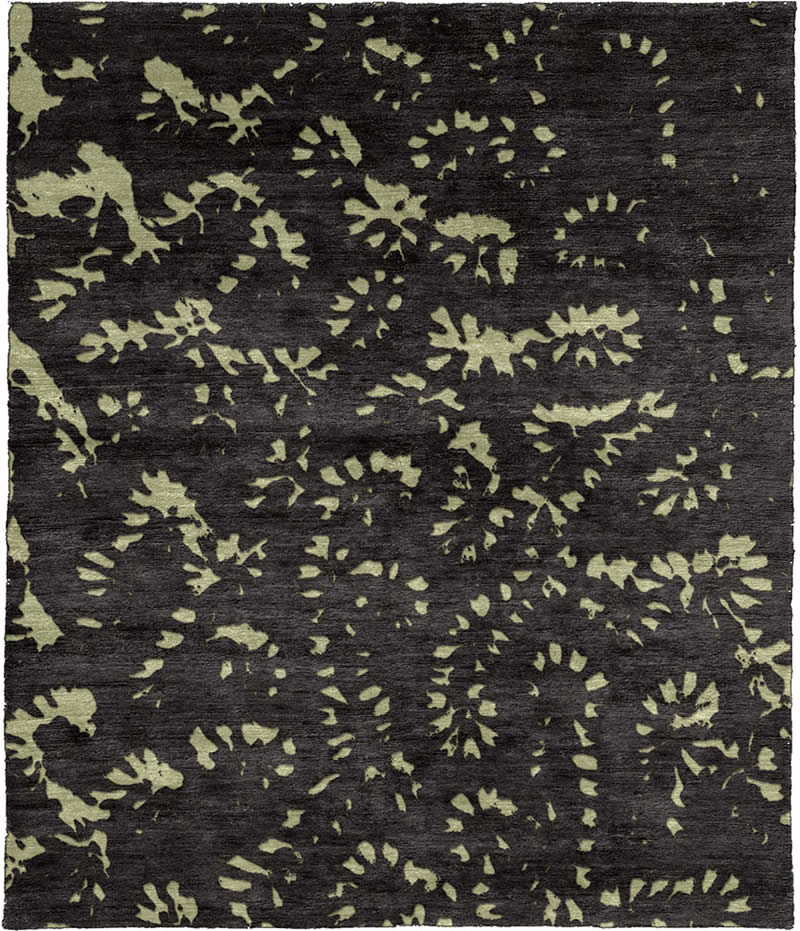 现代风格深灰青色简单抽象纹理图案地毯贴图-高端定制
