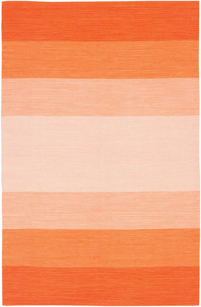 现代风格橘红色渐变图案儿童地毯贴图
