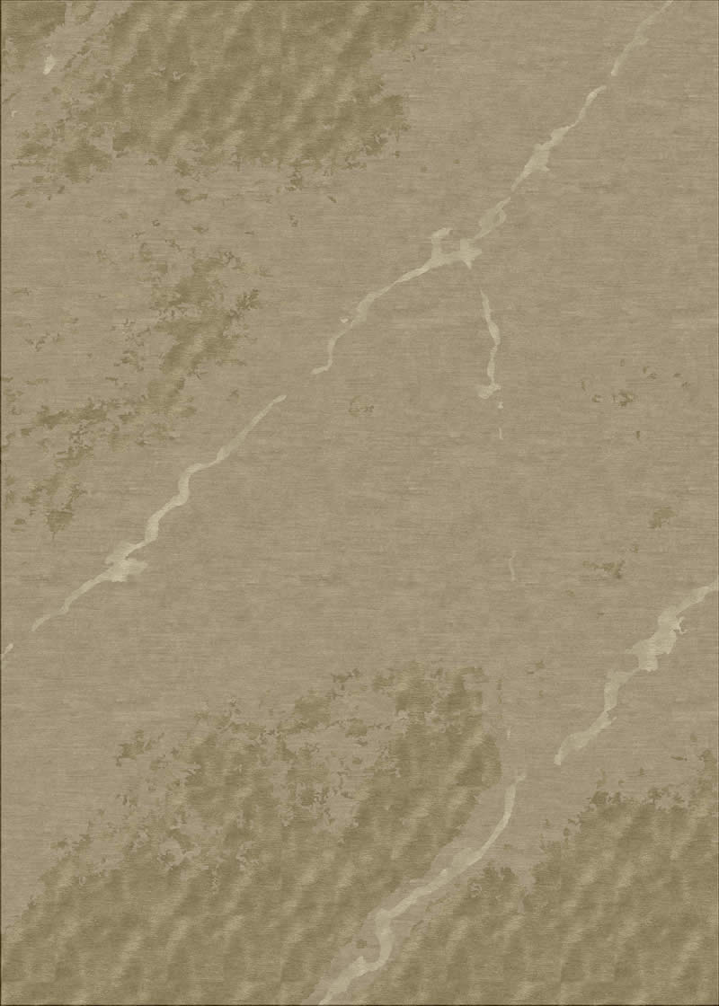 新中式卡其色简单抽象图案地毯贴图