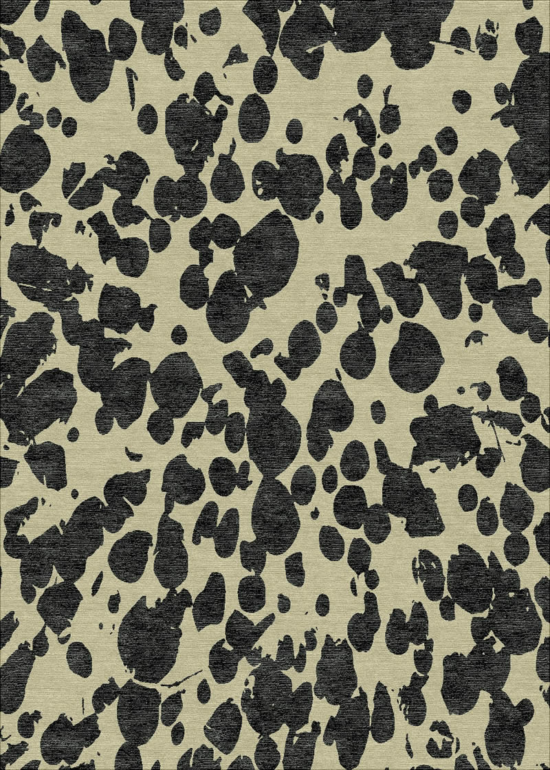 新中式黑色石头图案地毯贴图