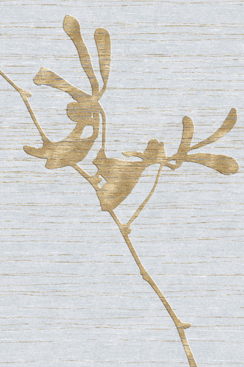 新中式咖黄色简单纹理图案地毯贴图