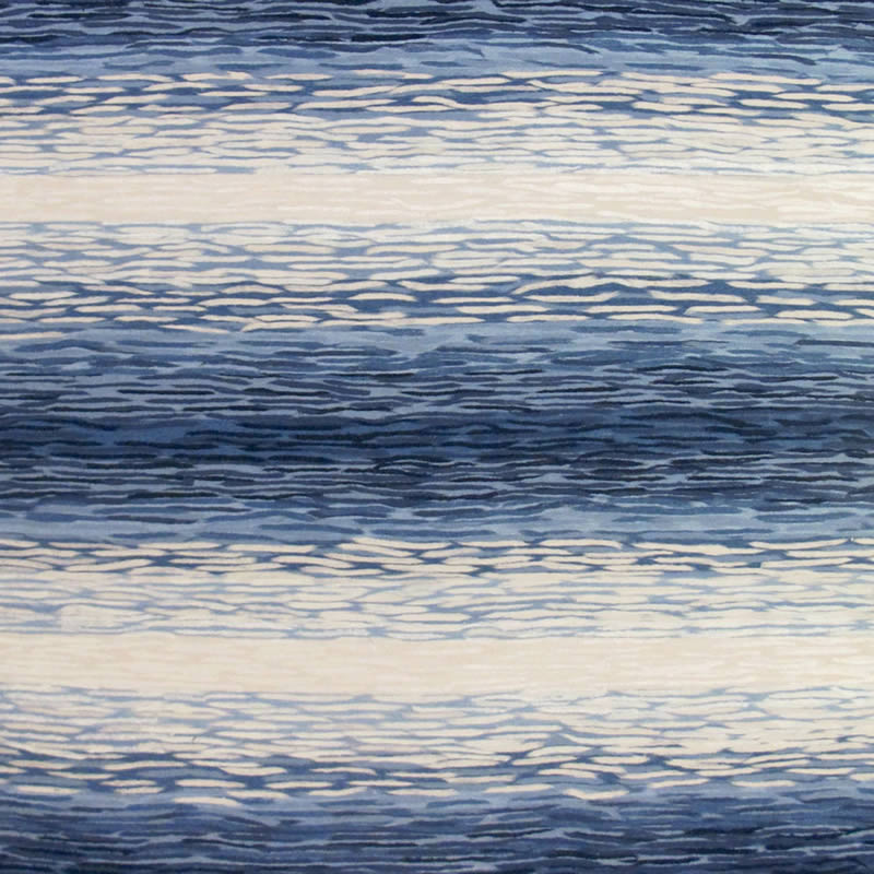 现代简约深浅蓝色河流纹理图案地毯贴图