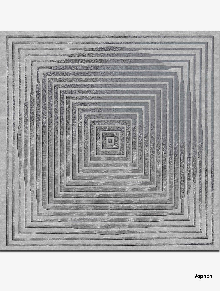 新中式浅灰色回字形图案地毯贴图