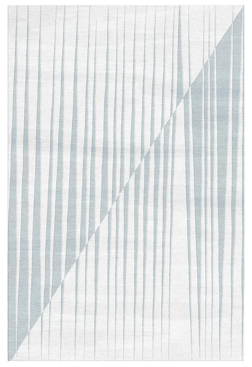 现代简约青蓝色几何纹理图案地毯贴图