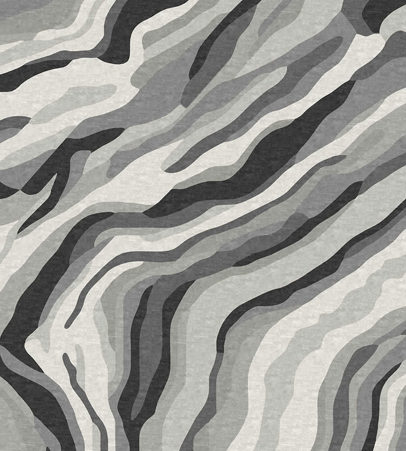 新中式简约深浅灰色条纹图案地毯贴图