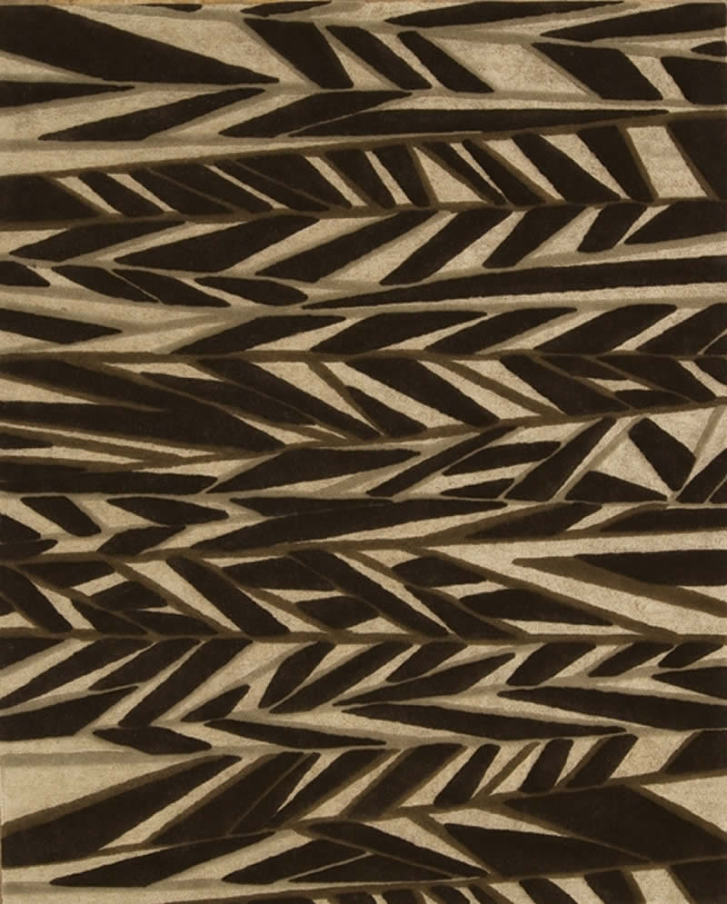 新中式深咖色叶子纹理图案地毯贴图