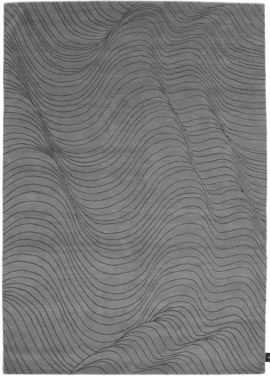 现代简约灰色3D纹理图案地毯贴图