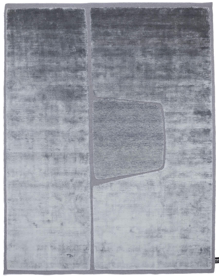 现代简约冷灰色素色图案地毯贴图