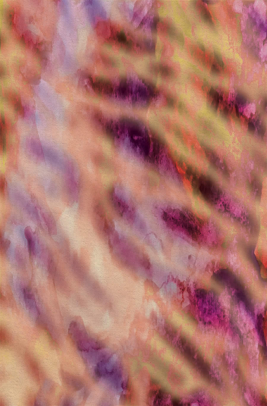 现代风格紫粉色水波纹图案地毯贴图