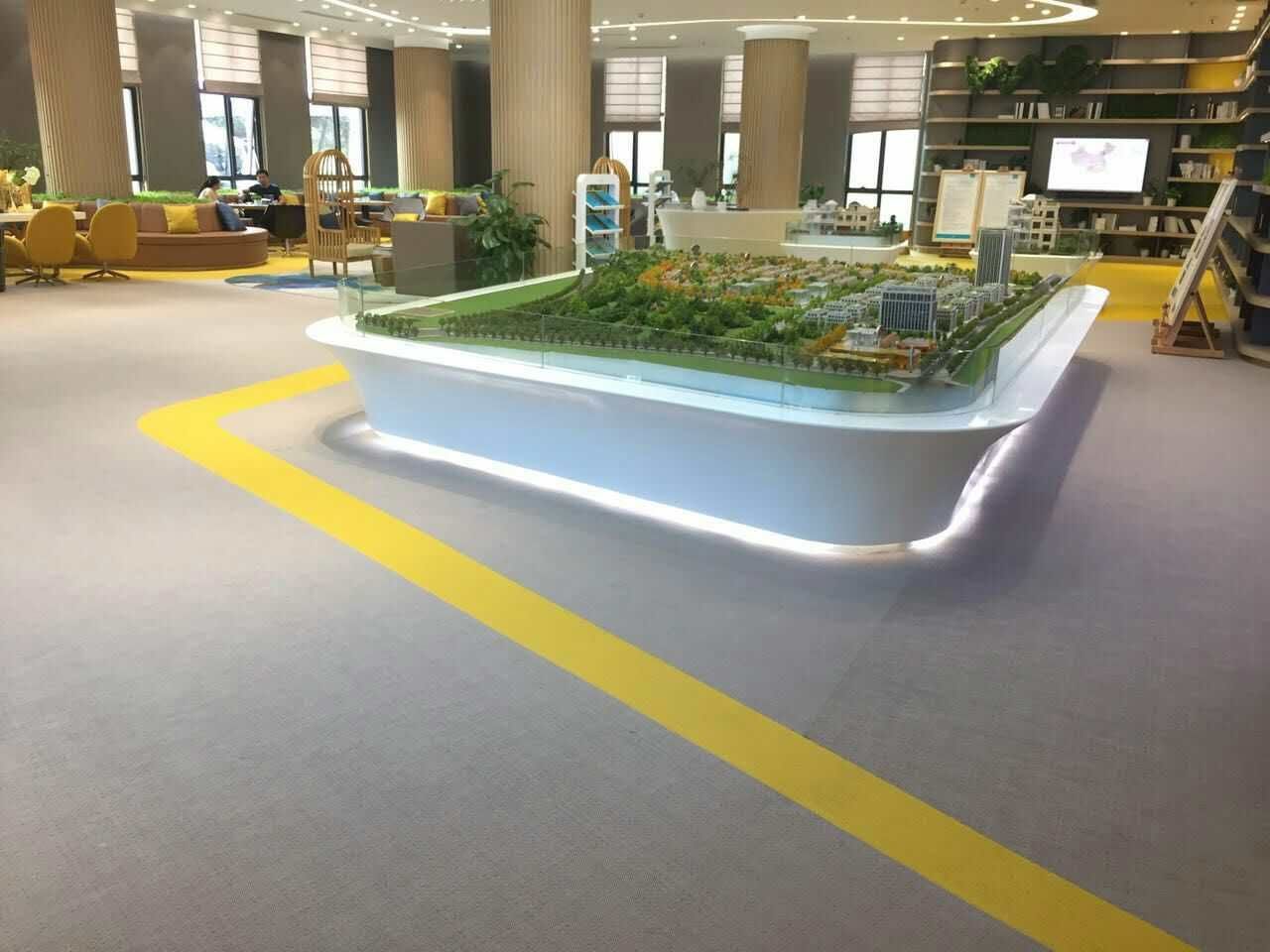 机器PVC编织工程地毯案例